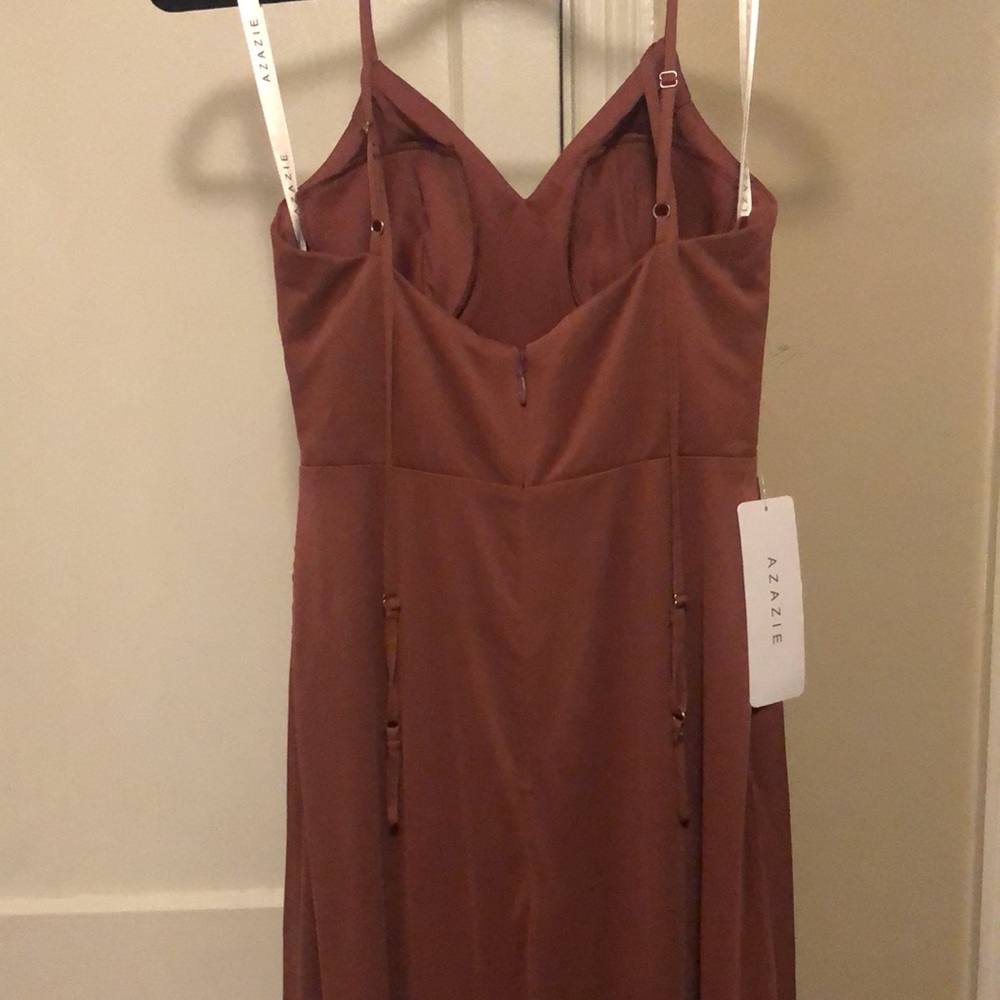 Azazie bridesmaid dress- desert rose , size A4 Never worn!! - Picture 3 of 3
